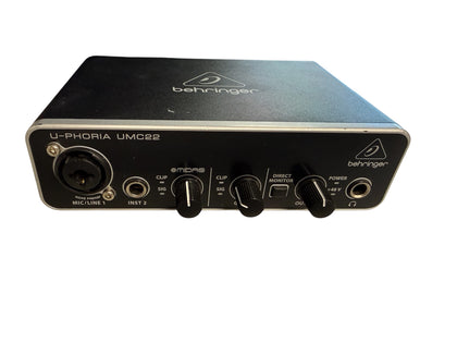 Behringer U Phoria UMC22 USB Audio Interface ***May Bank Holiday Sales***