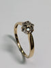 18CT GOLD DIAMOND RING SIZE O 1/2