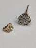 9ct gold diamond earrings