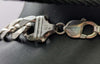 925 HALLMARKED SILVER, HEAVY CURBED CHAIN W/LOBSTER LOCK, 24", 165G