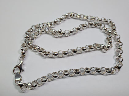 Silver Belcher Chain 24