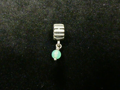 Pandora Dangling green stone charm