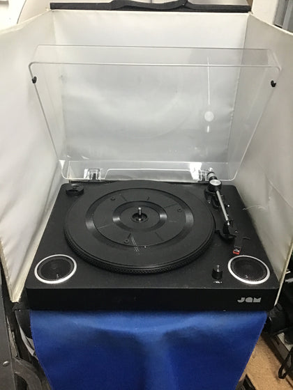 Jam record player with build in speakers.