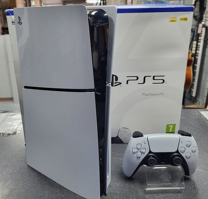 Playstation 5 Slim Console - 1TB - White - Boxed - With Controller