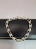 BRAND NEW SILVER BELCHER BRACELET WEIGHT 16.65 , LENGHT 7.5 (4FCD)