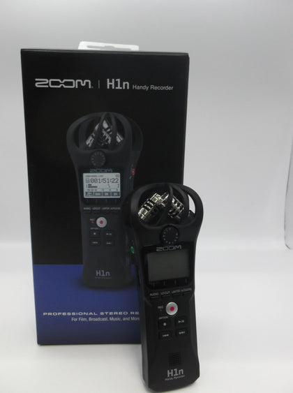 Zoom H1n Recorder (Professional Stereo Recording for Film Broadcast Tv and More)