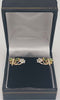 14ct yellow gold butterfly earrings 2.98g hallmarked Boxed