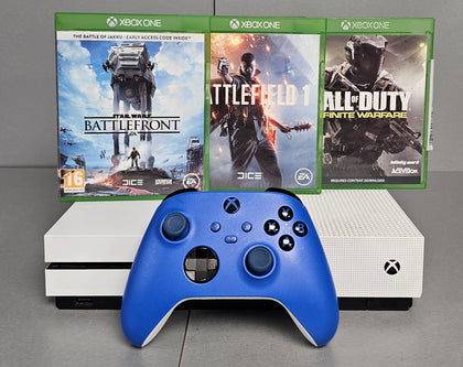 Xbox One S 1TB - White + 3 Games
