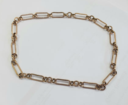 Figaro Chain Necklace - Gold