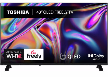 Toshiba 43qv2f63db Qled Smart TV With Remote