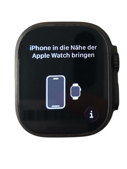 Apple Watch Ultra 3 GPS + Cellular 49mm Black Titanium Case with Black/Charcoal Trail Loop