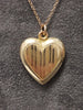 Vargas Vintage V20-10k Gold Filled WW2 Sweetheart Locket Necklace