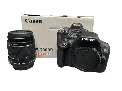 Canon Eos 2000D DSLR Camera with EF-S 18-55 mm f/3.5-5.6 III Lens