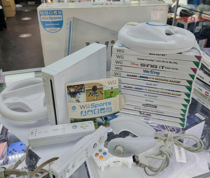 Nintendo Wii Bundle with 2 Controllers