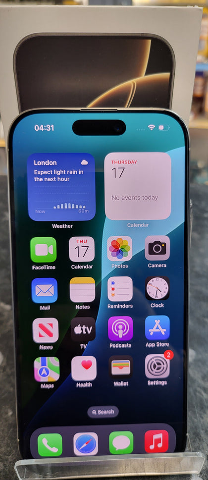 Apple iPhone 16 Pro - 256 GB - Natural Titanium
