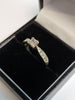 9ct Yellow Gold and CZ Ring - Size N - 2.34g - Hallmarked