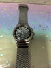 swatch silver watch