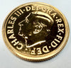 22ct gold King Charles III full sovereign 2022