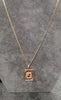 14ct Rose Gold Pieces  Pendant & Double Link Chain