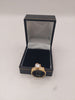 14k Gold Ring with CZ Round stone 4.0G Hallmarked(585)&Tested Size Q