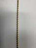 9ct Yellow Gold Belcher Chain, 26.5" Long, 17.85g, 3mm Wide - Hallmarked