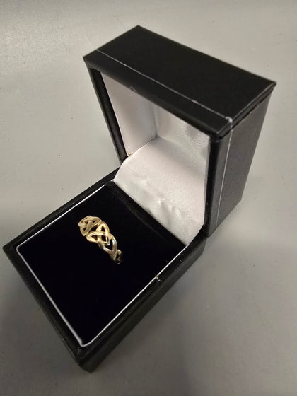 9CT Gold Ring 375 1.2G Size L