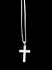 NEW OTHER SILVER CHAIN WITH CROSS 925, LENGHT 24" ,WEIGHT 7.7G