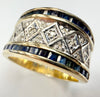 14ct Yellow Gold Ring with Diamond Size N1/2