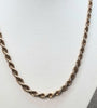 9ct Gold Twist Chain 17"