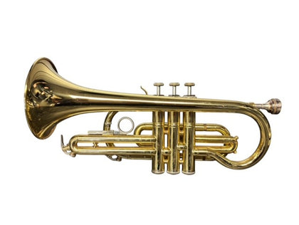 Elkhart 300 Series Cornet Case with Dennis Wick Mouthpiece Boxed