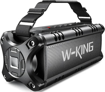 W-King D8 Portable Wireless Bluetooth Speaker Black 
