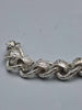 925 Sterling Silver Roller-Ball Belcher Bracelet Chunky Albert Clasp - 9" Long - 65.7 Grams *NEW*