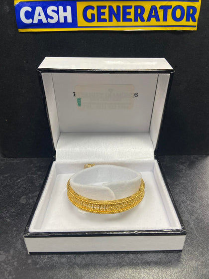 22ct Gold Baby Bangle 15.9g