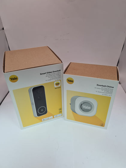 Yale Doorbell White Hybrid Video doorbell WITH CHIME NEW SEALED IN BOX