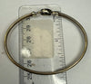 9ct gold bangle with CZ Stone