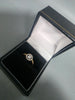 9CT Gold Ring With Stones 375 1.5G HM Size N