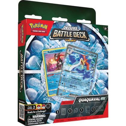 Pokémon TCG: Quaquaval ex Deluxe Battle Deck.