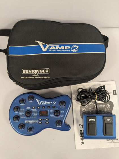 Behringer V-Amp 2 (Virtual Guitar Amplifier) Amp Multi Effects Processor
