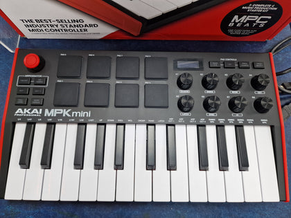 Akai Professional MPK Mini MK3 MIDI Keyboard - Red