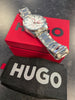 Gents Silver Hugo Boss Watch White Face Boxed