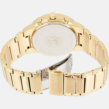 Citizen Eco-Drive Chronograph Men`s Black Dial Round Watch INT-AT2242-55E