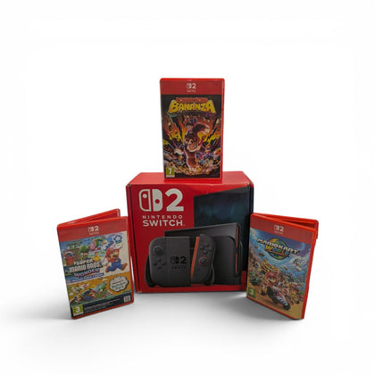 Nintendo Switch 2 Console & 3 x Switch 2 Games Boxed
