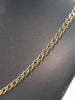 9ct Yellow Gold Double Link Chain Necklace - 16" Long - 4.60 Grams