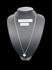 NEW OTHER SILVER CHAIN WITH HEART ,925G, WEIGHT 7.31G ,LENGHT 24INCH