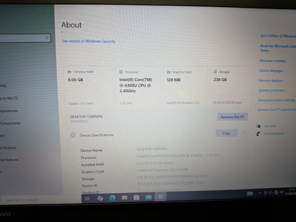 Lenovo ThinkPad Laptop i5 Vpro Win 10