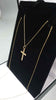 9CT 20" GOLD CHAIN WITH CROSS