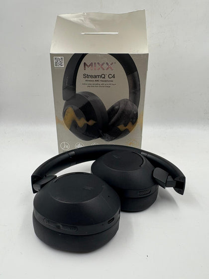 Mixx Stream Q C4 Noise Cancelling Over Ear Wireless Headphones | Black