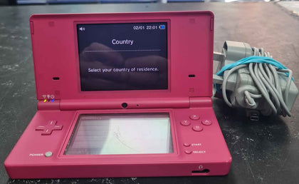 NINTENDO DSi CONSOLE PINK WITH CHARGER