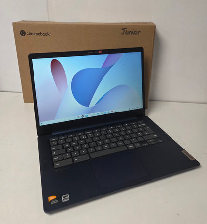 Lenovo IdeaPad Slim 3 Chromebook Abyss Blue 2.0ghz Processor, 4gb Ram, 64gb emmc storage Boxed  Like New
