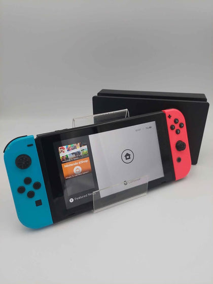 Nintendo Switch Console, 32GB, HAC-001-01, Red/Blue Joycons, Only Dock Included